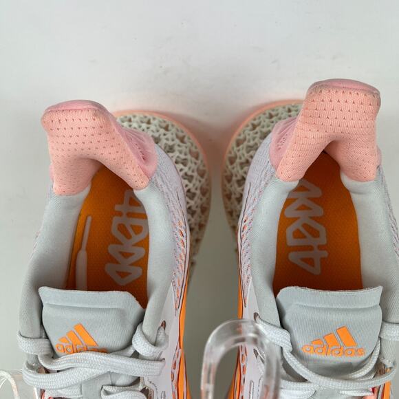 adidas 4DFWD Pulse GX2984 Sneakers Women's 9 White Flash Orange Running Shoes - Picture 11 of 12